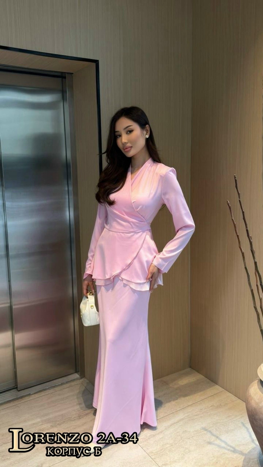 шелковый костюм двойка с юбкой макси by rumi,блуза с атласа,женский костюм,костюм,атласное платье