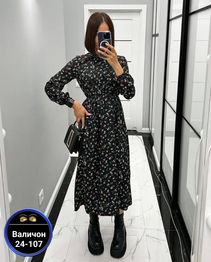 платье женское,женское платье миди,стильное платье,длинное платье,платье женское черное