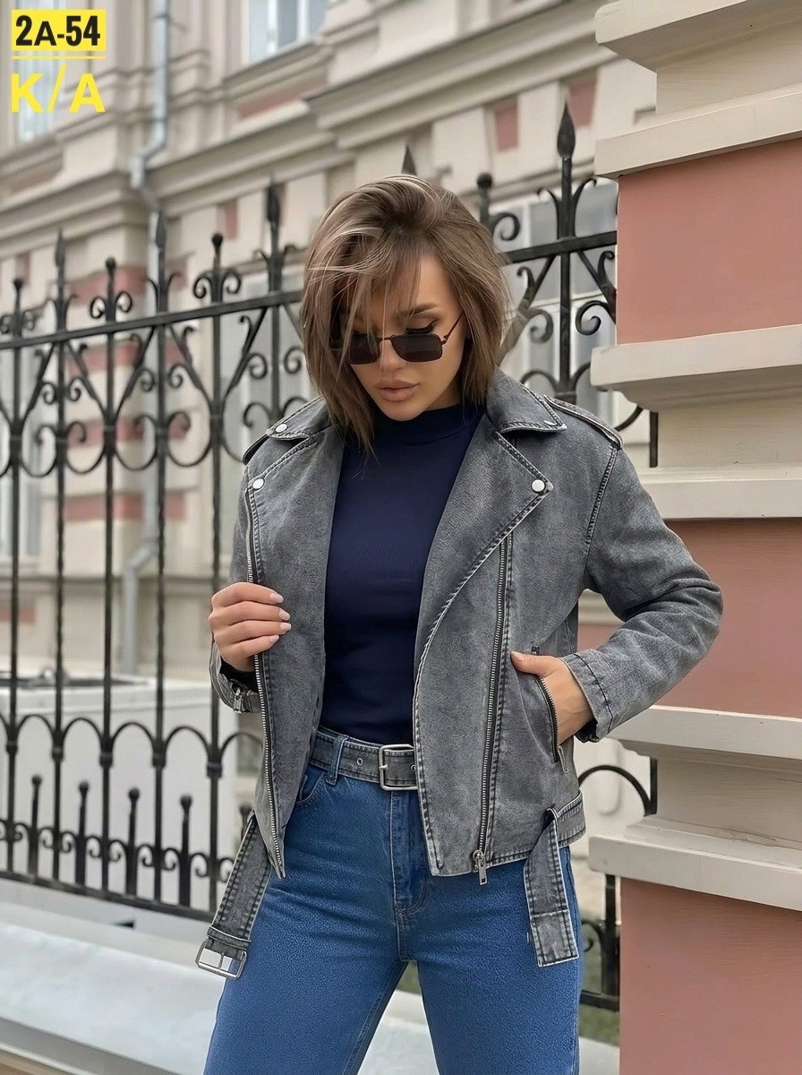 куртка косуха,серая косуха,женская куртка косуха,женская косуха,кожаная куртка косуха