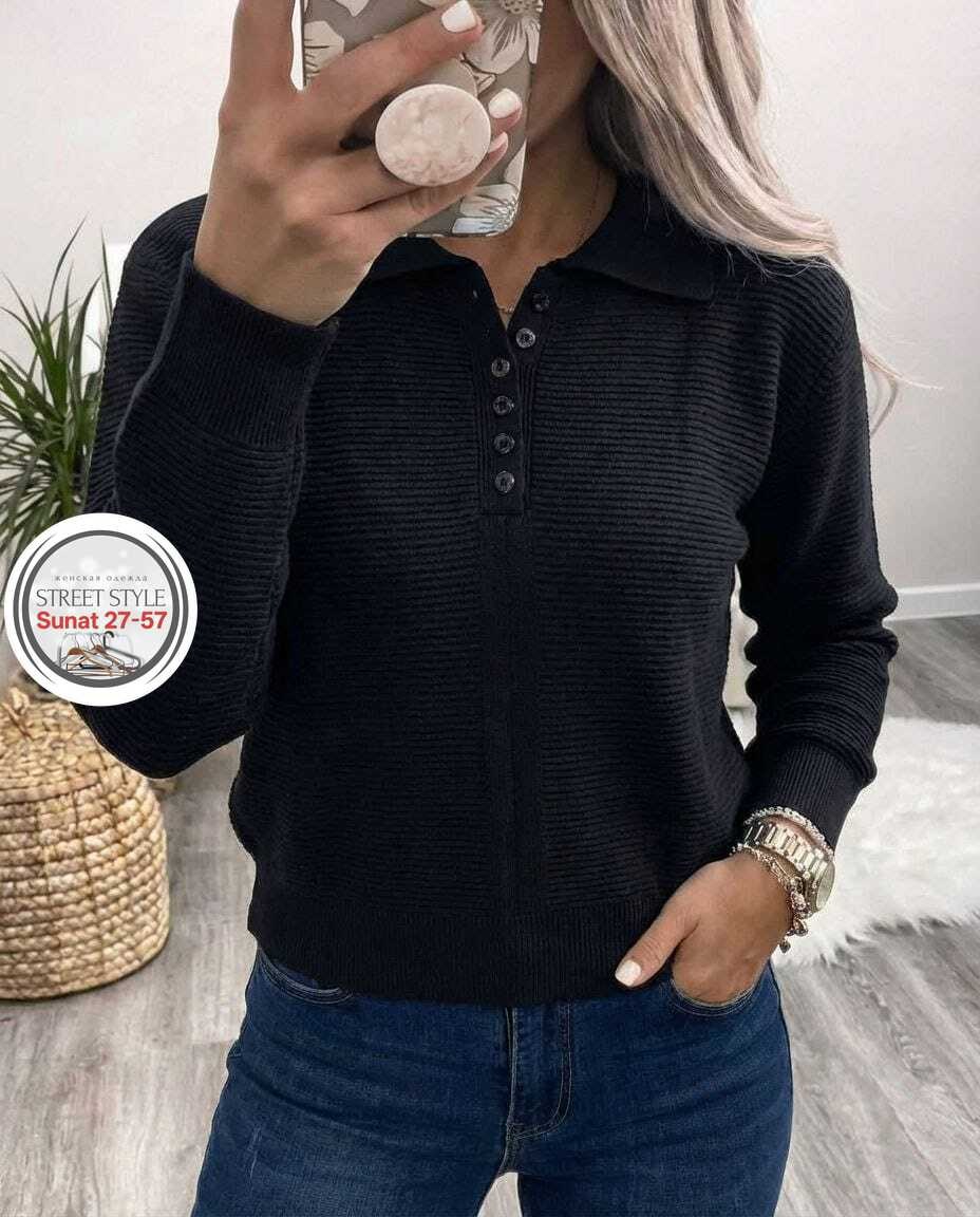 кофта женская,свитер женский,вязаные свитера женские,пуловер женский,свитер с горлом на молнии оверсайз kk fashion