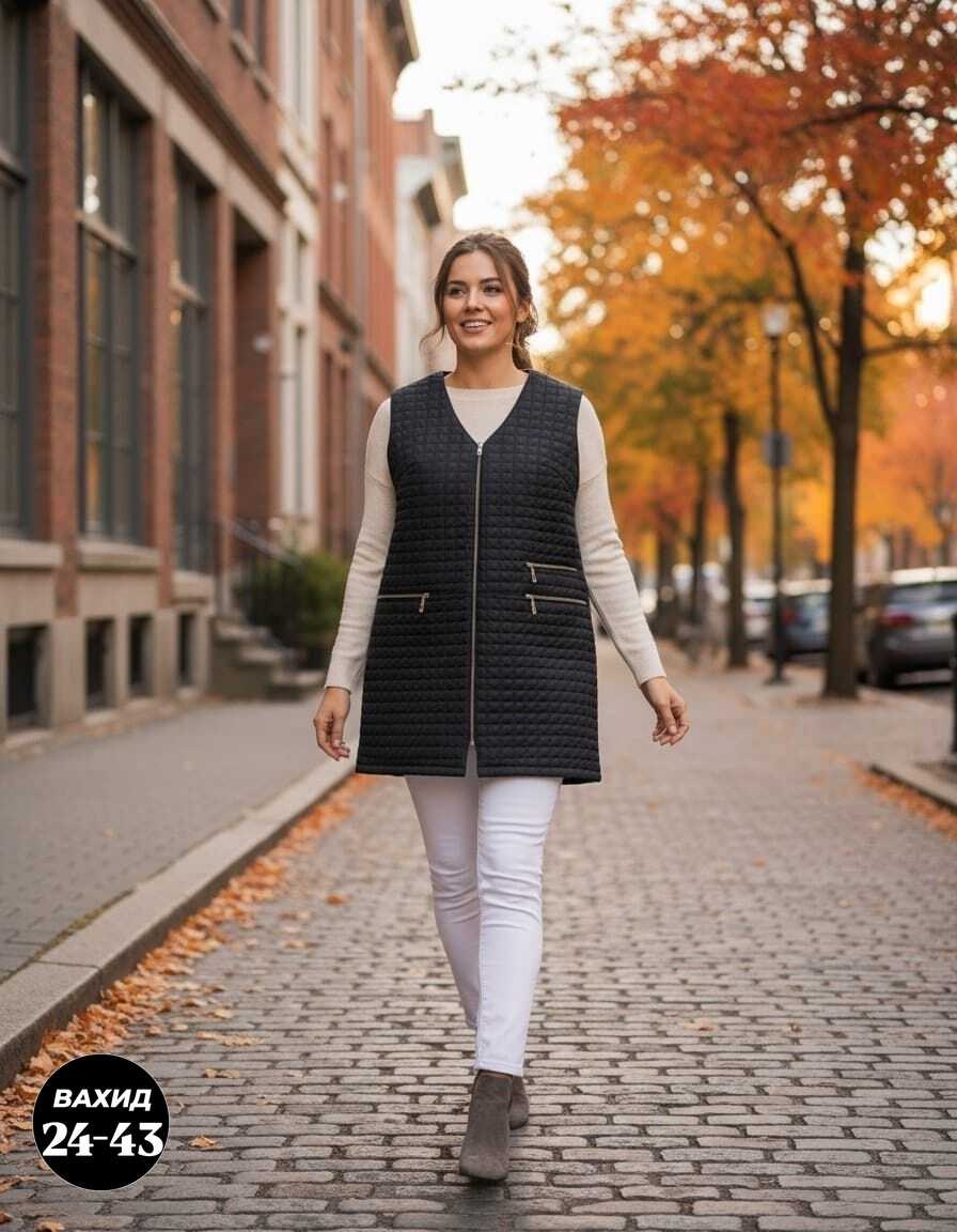 жилет на синтепоне,жилетка женская,стеганый жилет для полных женщин,жилет женский,одежда жилет