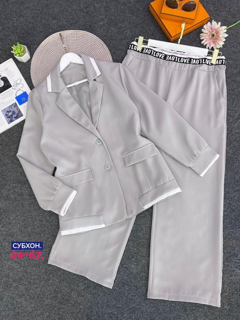 костюм брючный женский классический,костюм женский классический,женские брючные костюмы,стильные костюмы,костюм женский ayim style голубой