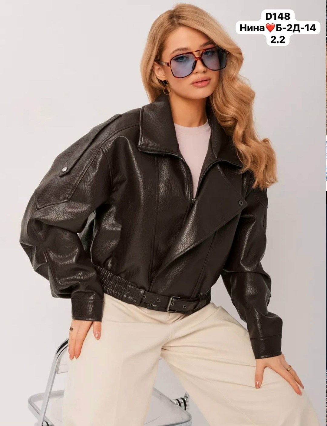 кожаная куртка женская nobrand ad166 черная 46-48 ru,куртка женская из искусственной кожи,женская кожаная куртка косуха,косуха кожаная женская черного цвета,кожаная куртка