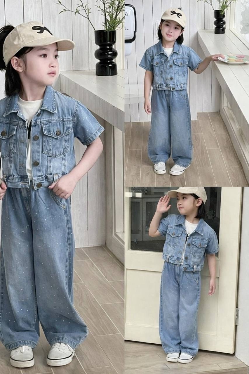 джинсовый костюм для девочки,джинсовый костюм детский,джинсовые костюмы,джинсовые широкие брюки,джинсовый брючный костюм