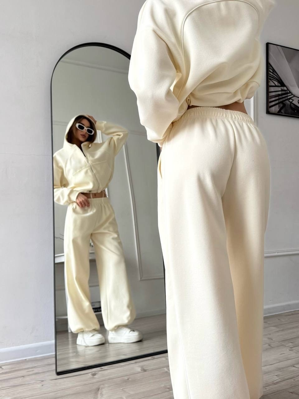 костюм молочный,спортивный костюм женский,костюм женский,костюм бежевый,спортивный костюм