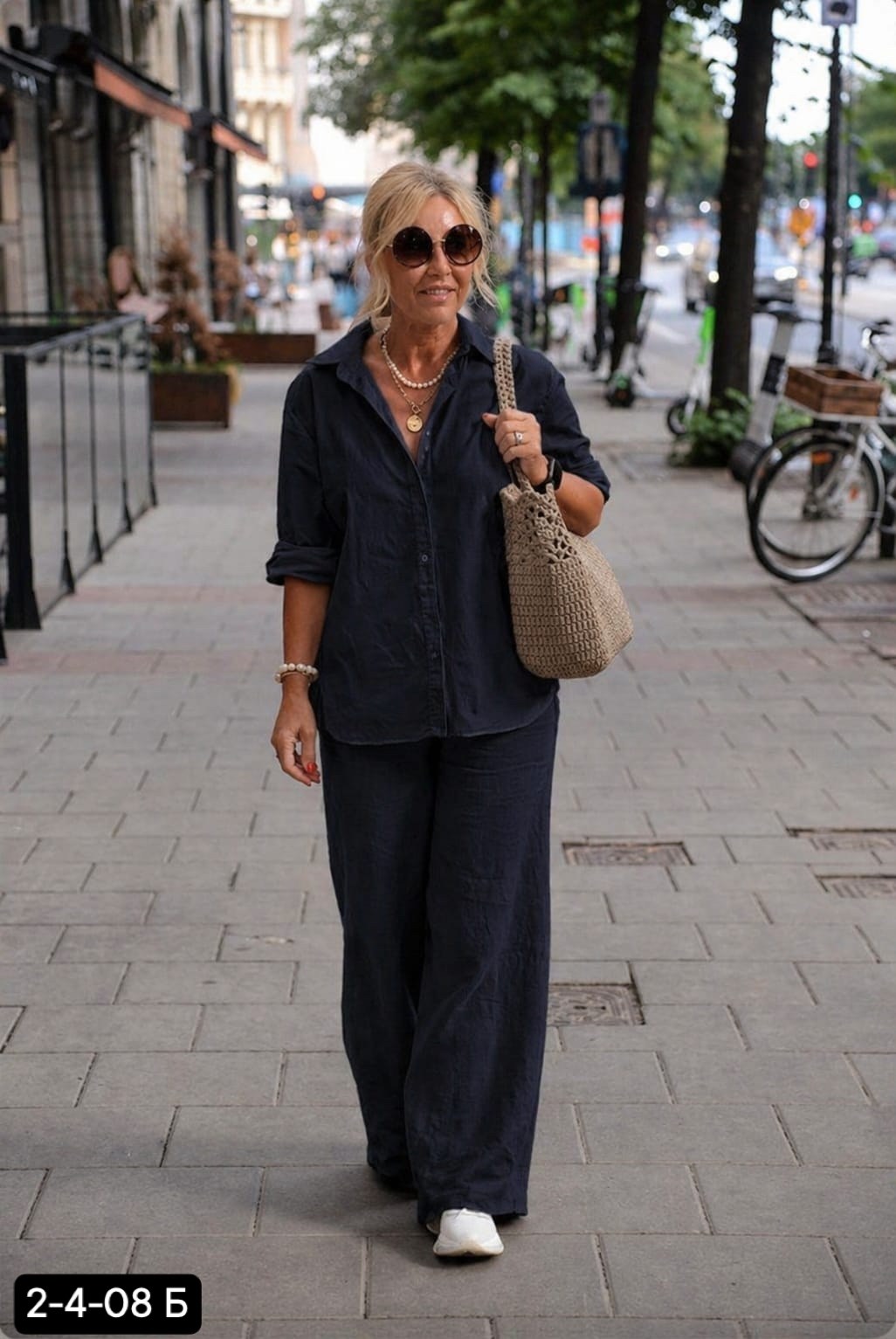женский летний костюм рубашка и брюки,брючный костюм из льна женский,костюм женский,стиль и модные образы для женщин 50+
