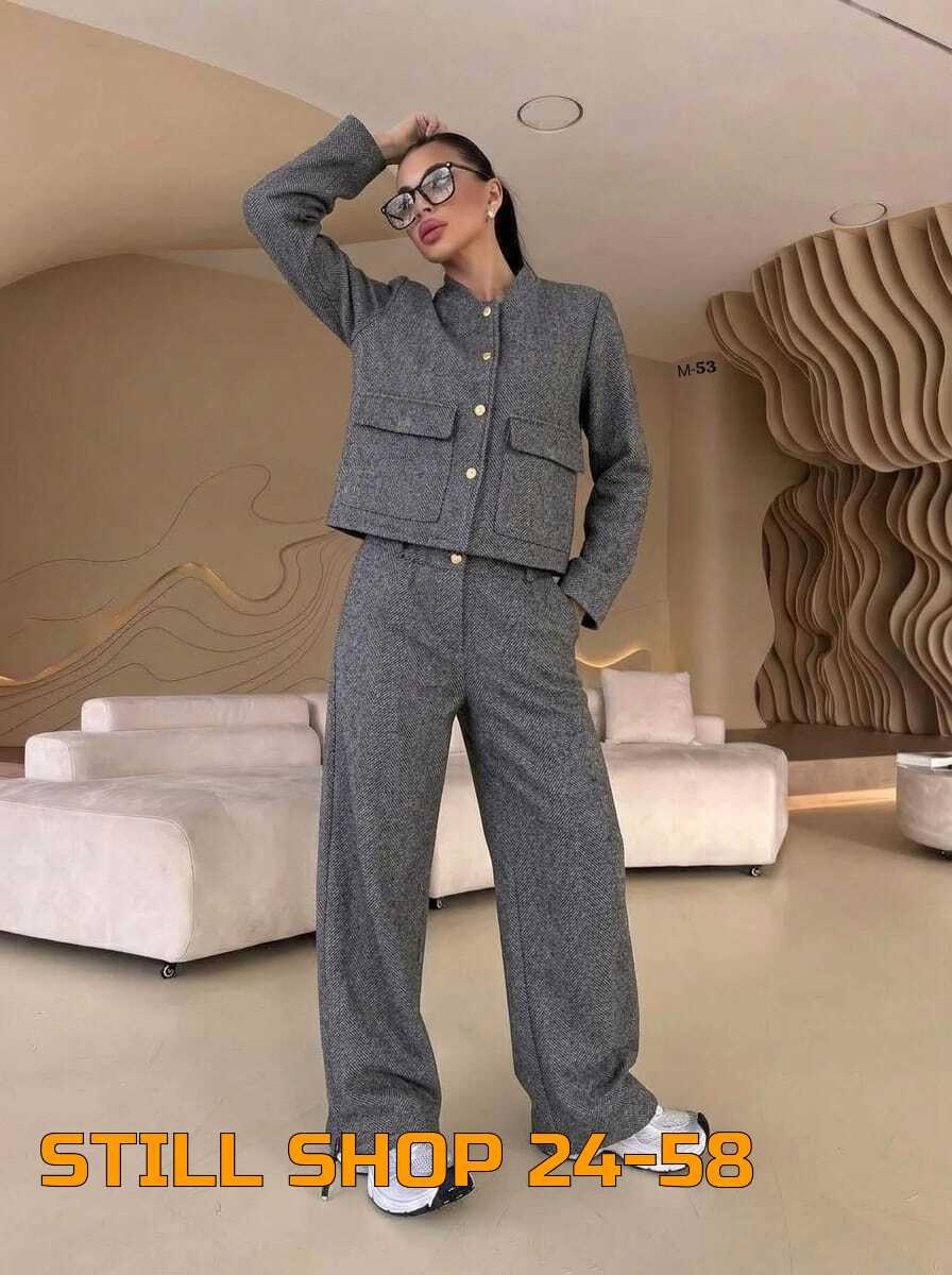 женский костюм ткань кашемир,вязаный костюм с брюками теплый оверсайз gh fashion,женский костюм,твидовый костюм,костюм кашемировый женский