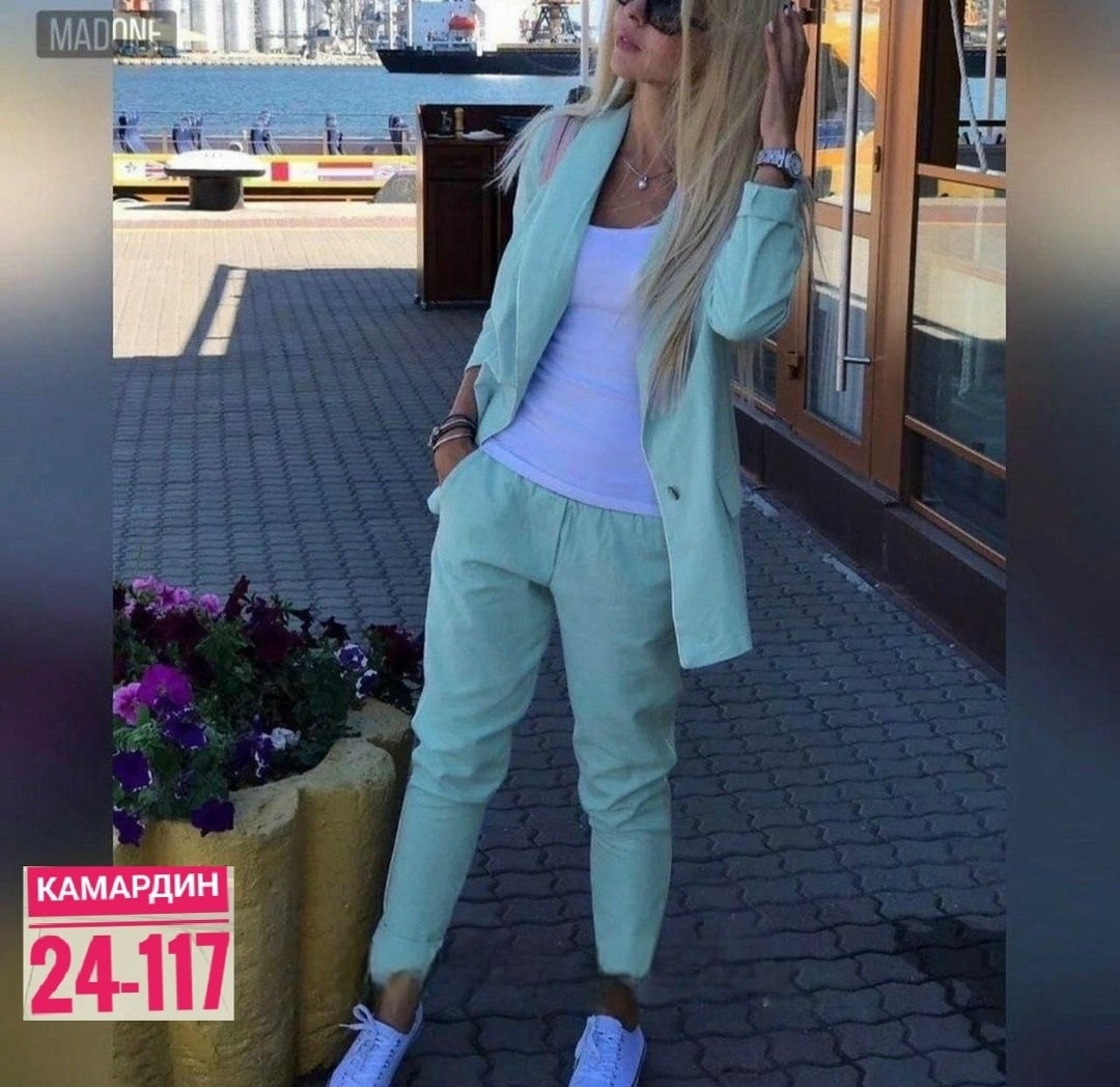 женский костюм двойка,костюм двойка лен,женские костюмы,костюм двойка,летний брючный костюм женский