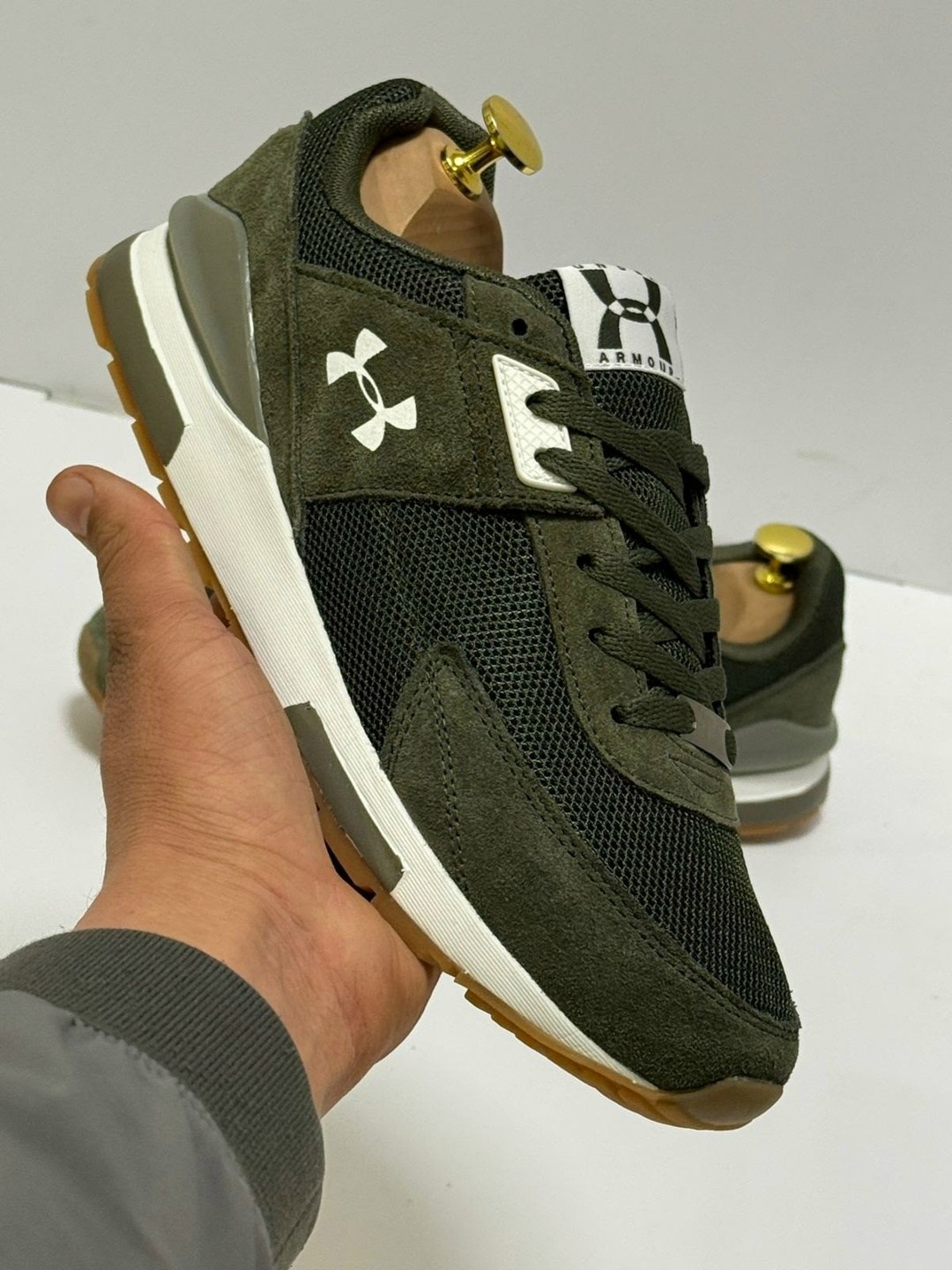 кроссовки,кроссовки under armour,кроссовки under armour 3022092-303 зеленый,мужские кроссовки,кроссовка мужской