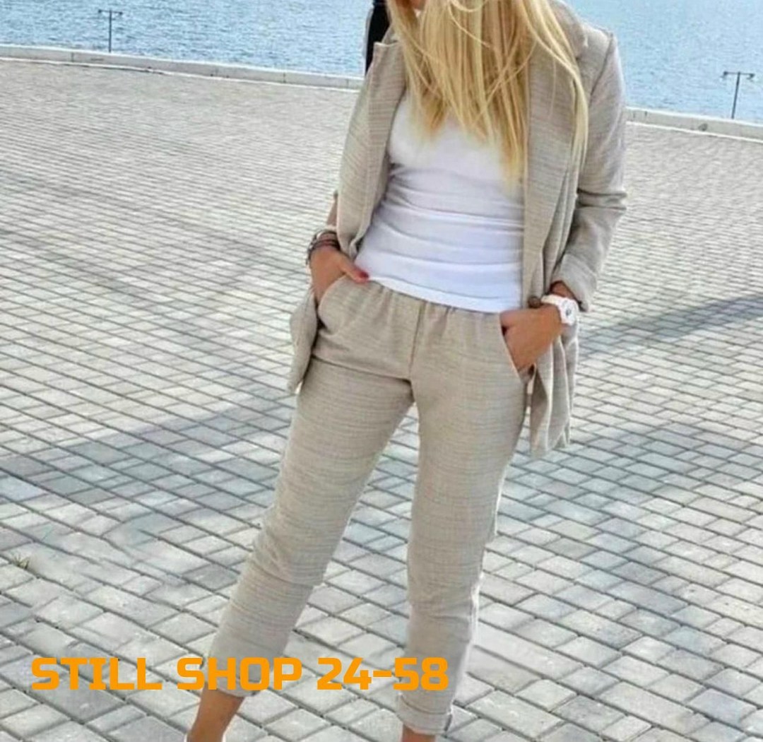 женский костюм двойка,летний брючный костюм женский,женские костюмы,костюм двойка,костюм двойка лен