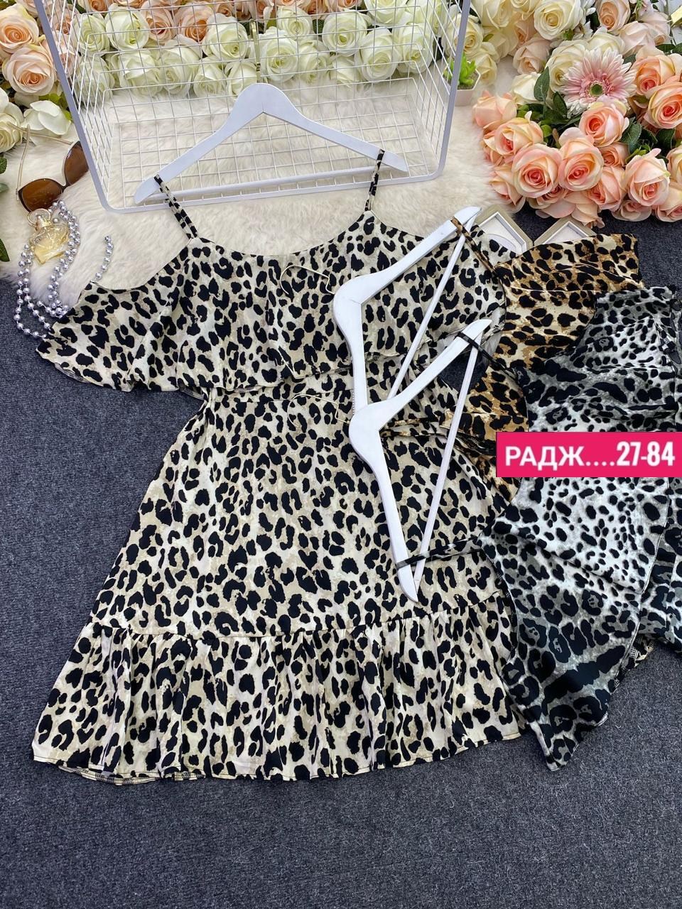женское шифоновое платье с леопардовым принтом,платье с леопардовым принтом,платье леопардовое,повседневные платья,платье короткие