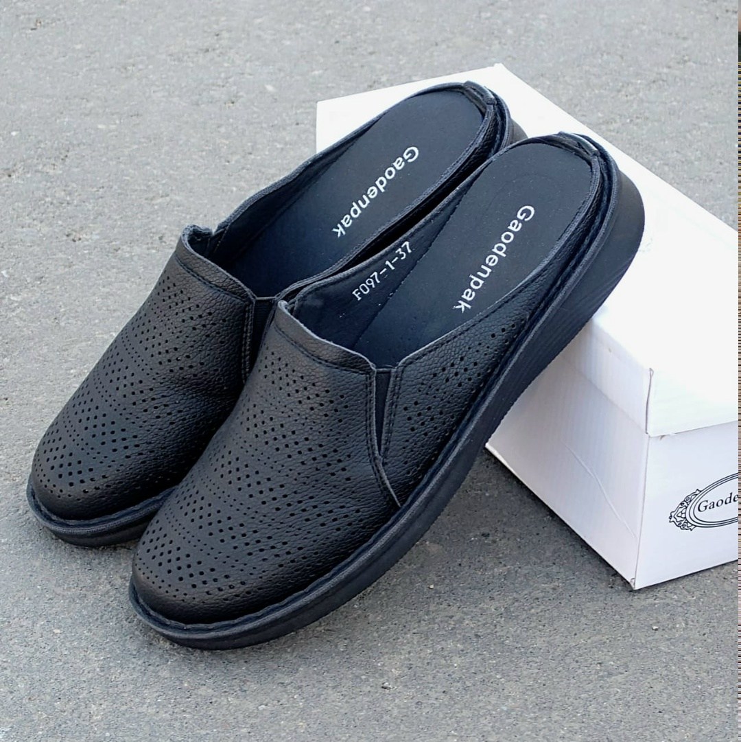 ,сабо мужские кожаные чёрный,сабо мужские,сабо мужские кожаные,сабо мужские черные