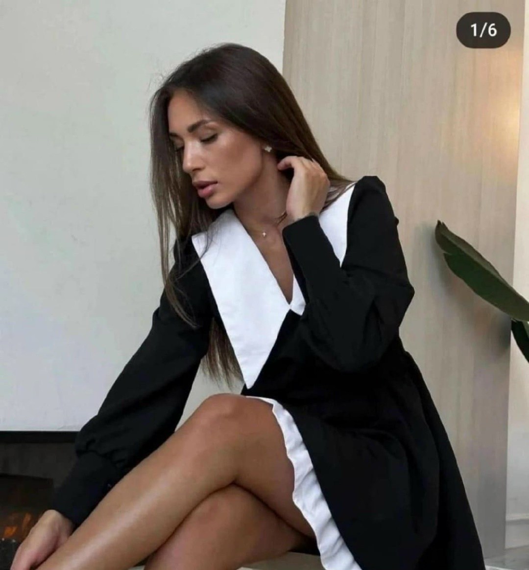 платье черное с белым воротником,платье с белым воротником,платье с белым воротничком,платье с воротником,платье мини с воротником