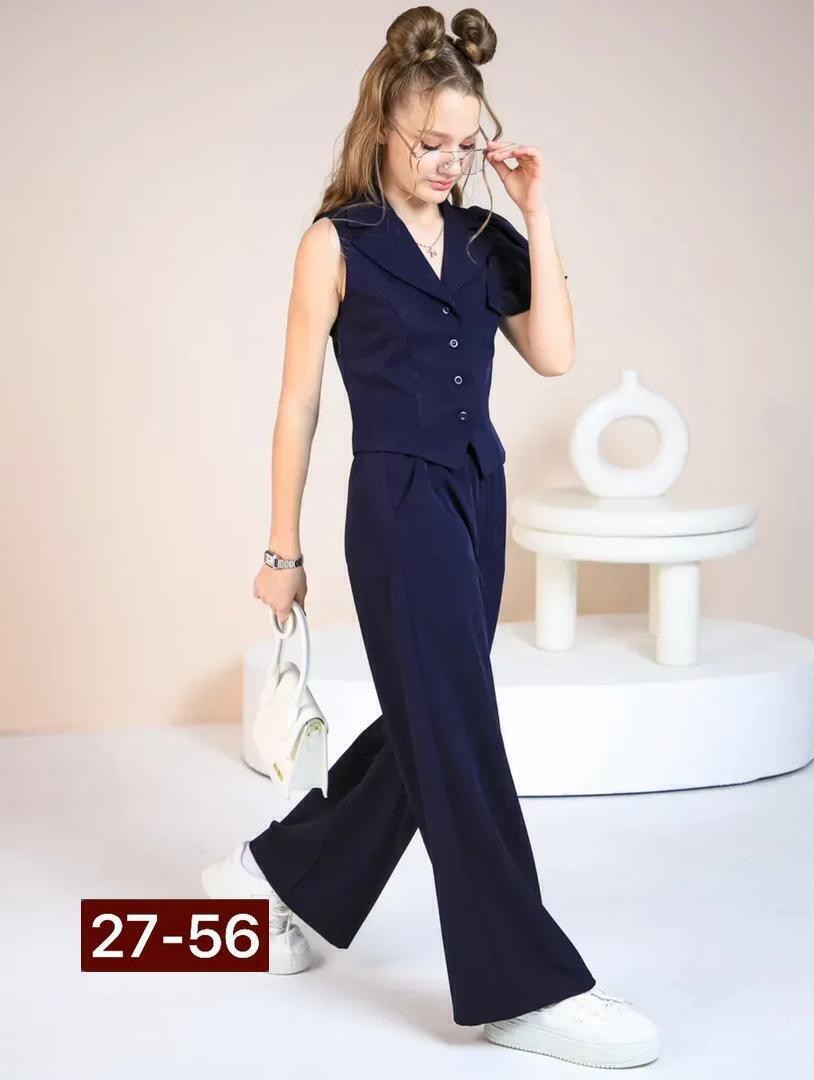 школьный брючный костюм,костюм брючный на девочку школьный,брючный костюм,костюм школьный брючный с жилетом jutetti,брючный костюм для девочки школьная форма