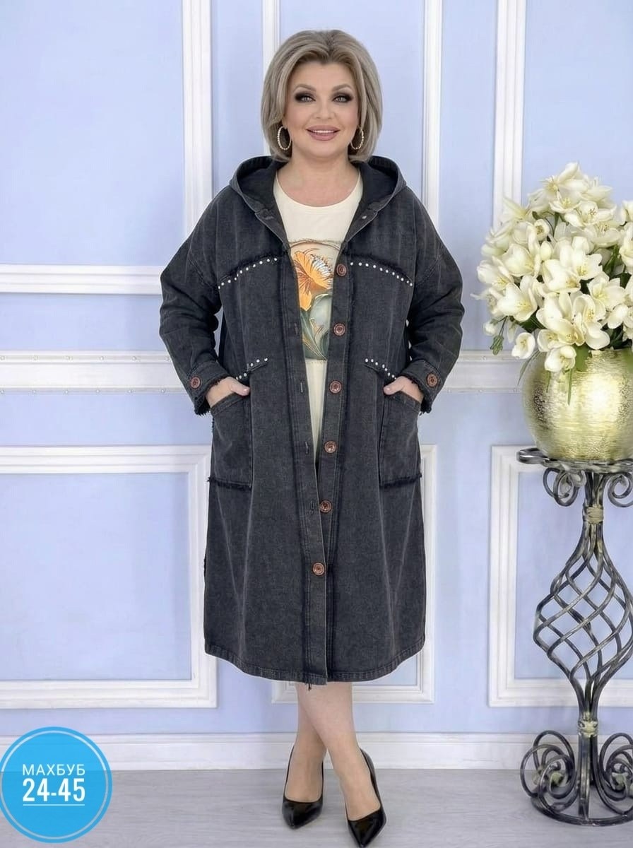 куртка женская джинсовая,джинсовая куртка,куртка джинсовая удлиненная,джинсовка с капюшоном,удлиненная джинсовка