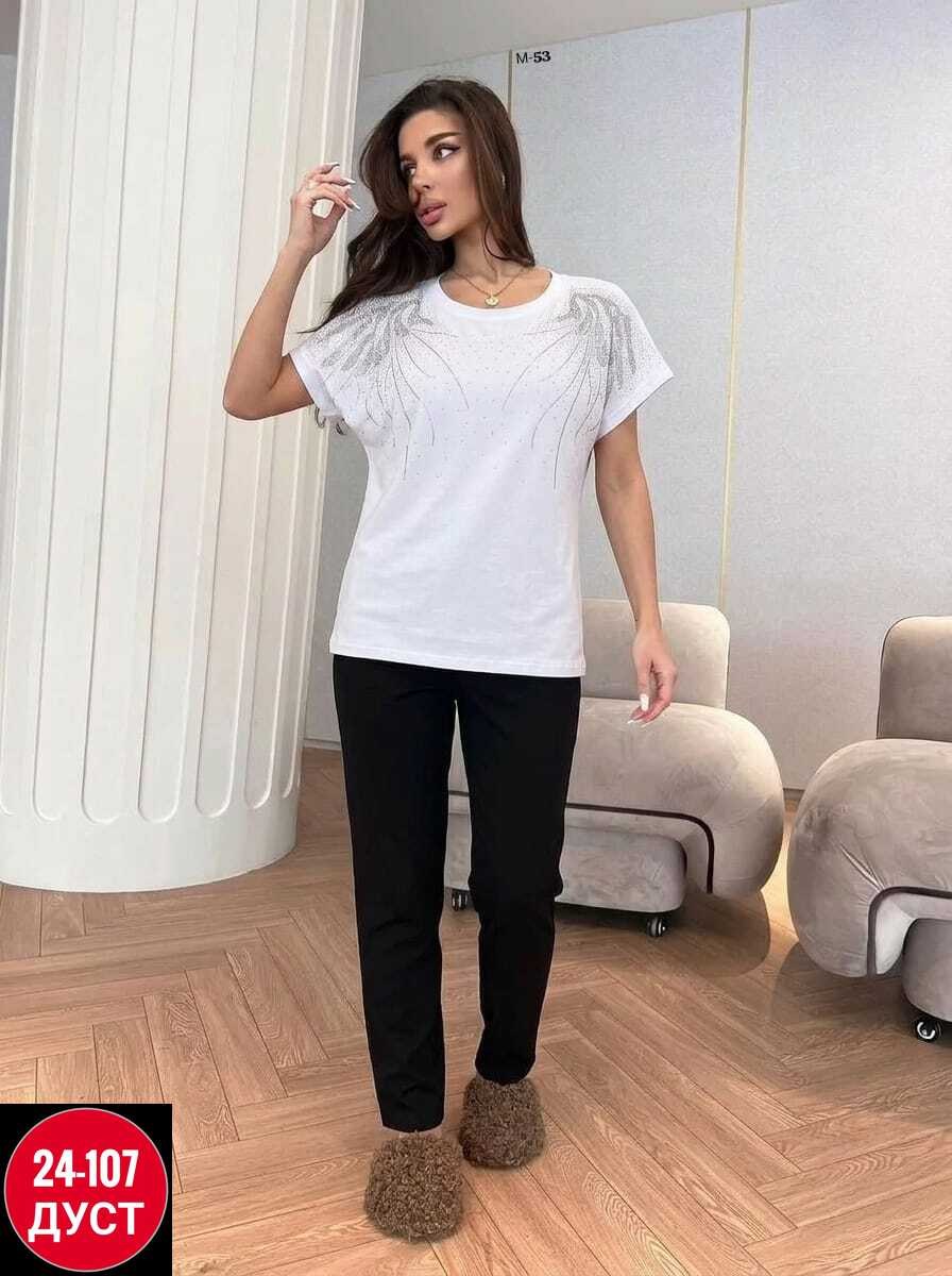 женская футболка,футболка больших размеров женская,футболка оверсайз со стразам,футболки женская оверсайз,женская трикотажная футболка