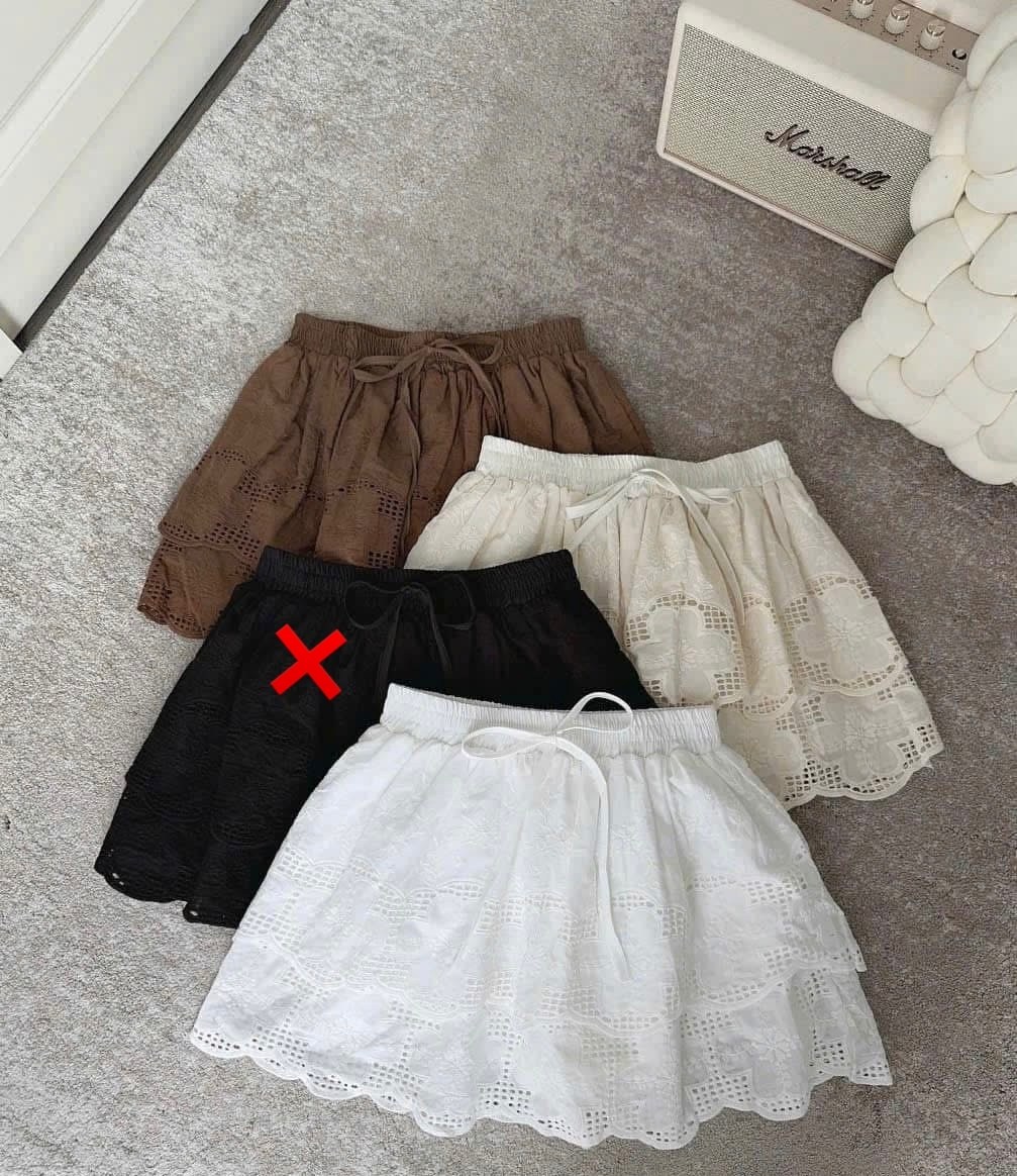 летние шорты с кружевами,юбка с оборками,белая юбка,юбка,юбка для девочек