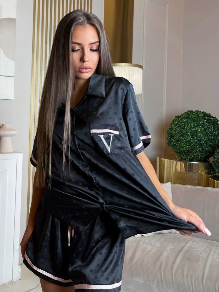 victoria’s secret пижама,пижама женская с шортам,шелковая пижама женская,женская пижама,пижама женская атласная