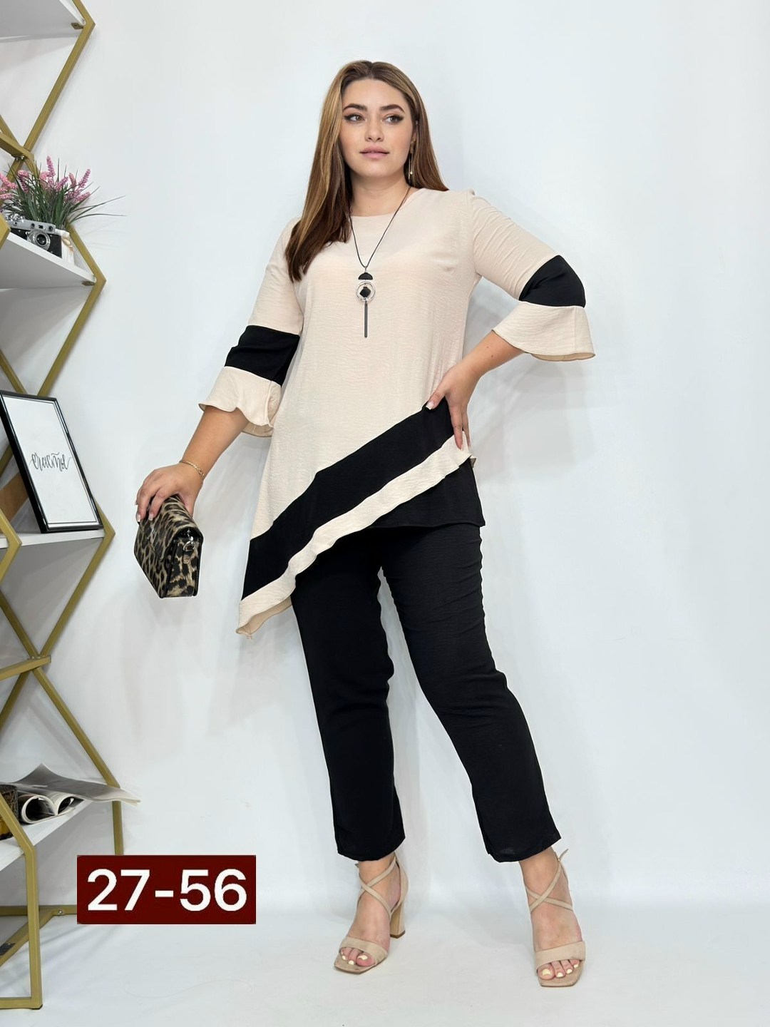 костюм брючный с туникой,костюм больших размеров брючный,женские костюмы больших размеров,туника нарядная,туника женская