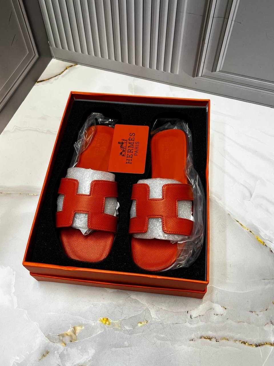 шлепки эрмес,,шлепки эрмес оран,шлепки хермес оран,шлепанцы женские