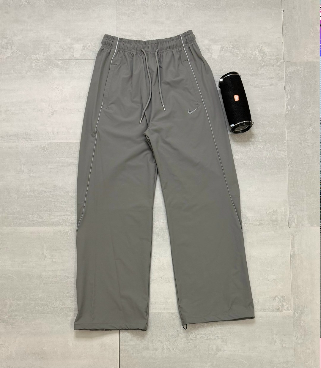 брюки-парашюты лолы empyre серый,брюки джоггеры,спортивные брюки,широкие штаны,повседневные штаны