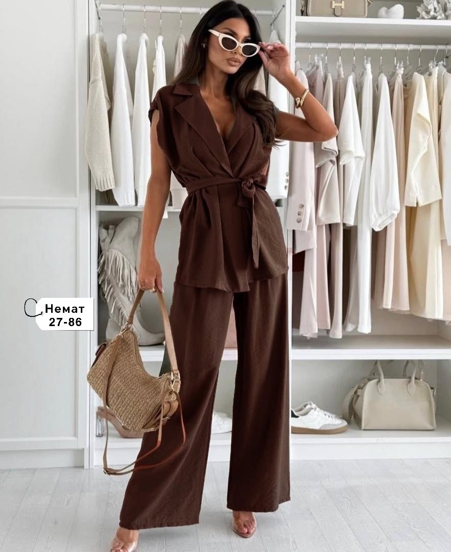женский костюм брючный летний,брючные костюмы для женщин,костюм брючный женский,брючный костюм,стильный летний костюм