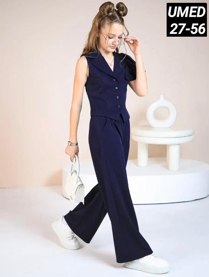 брючный костюм,школьный брючный костюм,костюм брючный с жилетом,костюм брючный на девочку школьный,костюм школьный брючный с жилетом jutetti