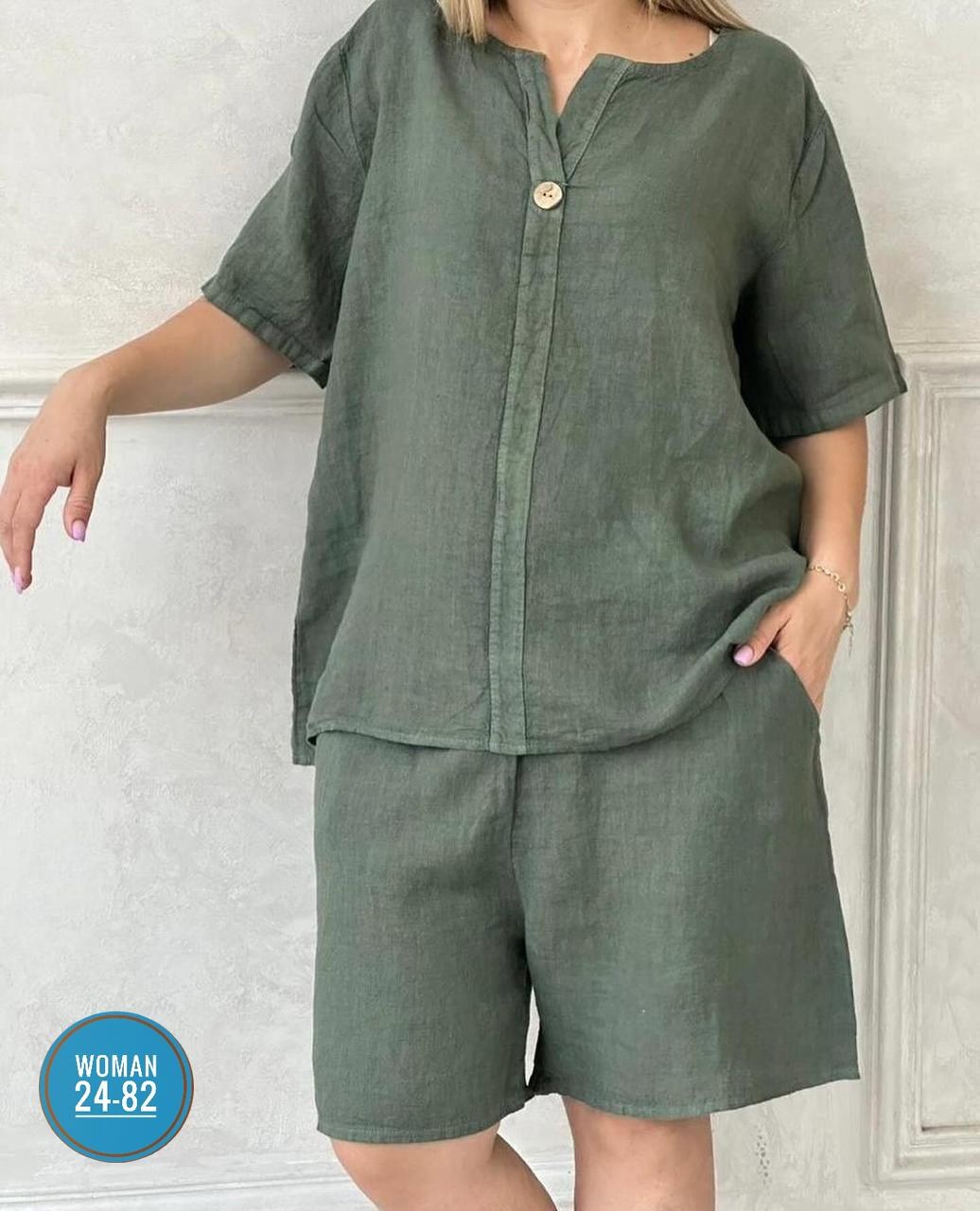 летние костюмы женские,костюм льняной,костюм двойка женская,льняной костюм с шортами,женские костюмы