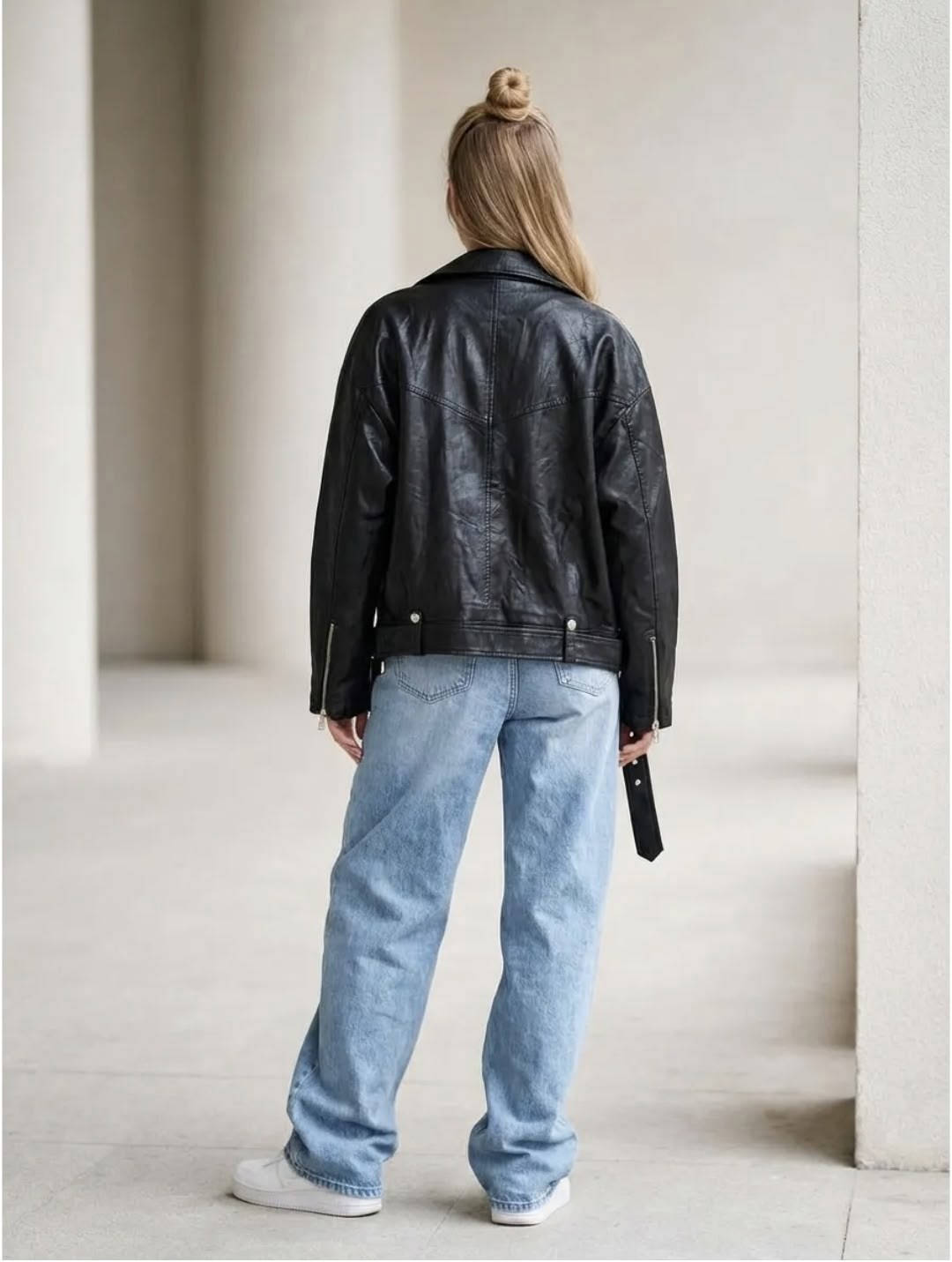 куртка кожаная косуха oversize,кожаная куртка женская косуха оверсайз,кожаная косуха оверсайз,косуха женская куртка кожаная oversize,куртка косуха h&f b женская оверсайз арт: 28918766