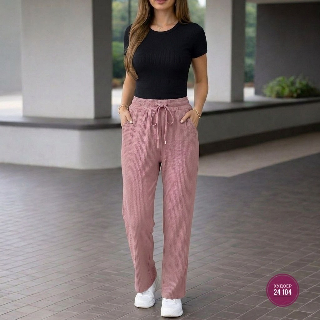 брюки палаццо широкие в рубчик летние dh fashion,брюки палаццо,брюки палаццо женские лапша,элегантные брюки,брюки лапша широкие женские