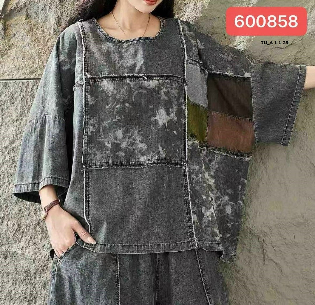 женские джинсовые костюмы max lulu,джинсовые костюмы,женский джинсовый костюм,женский джинсовый костюм свободного покроя,стиль бохо