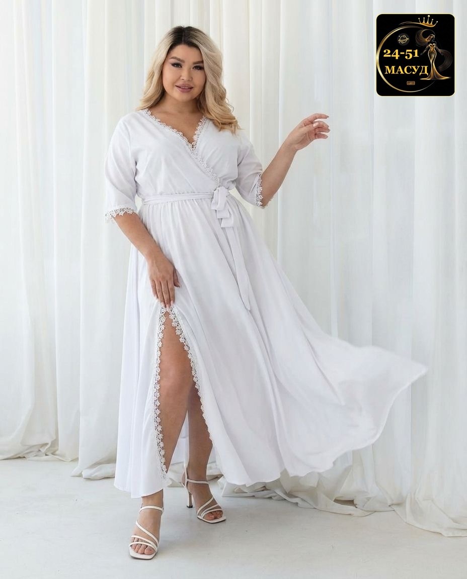 халат женский длинный,комплект халат,шелковый халат,халат длинный,одежда больших размеров