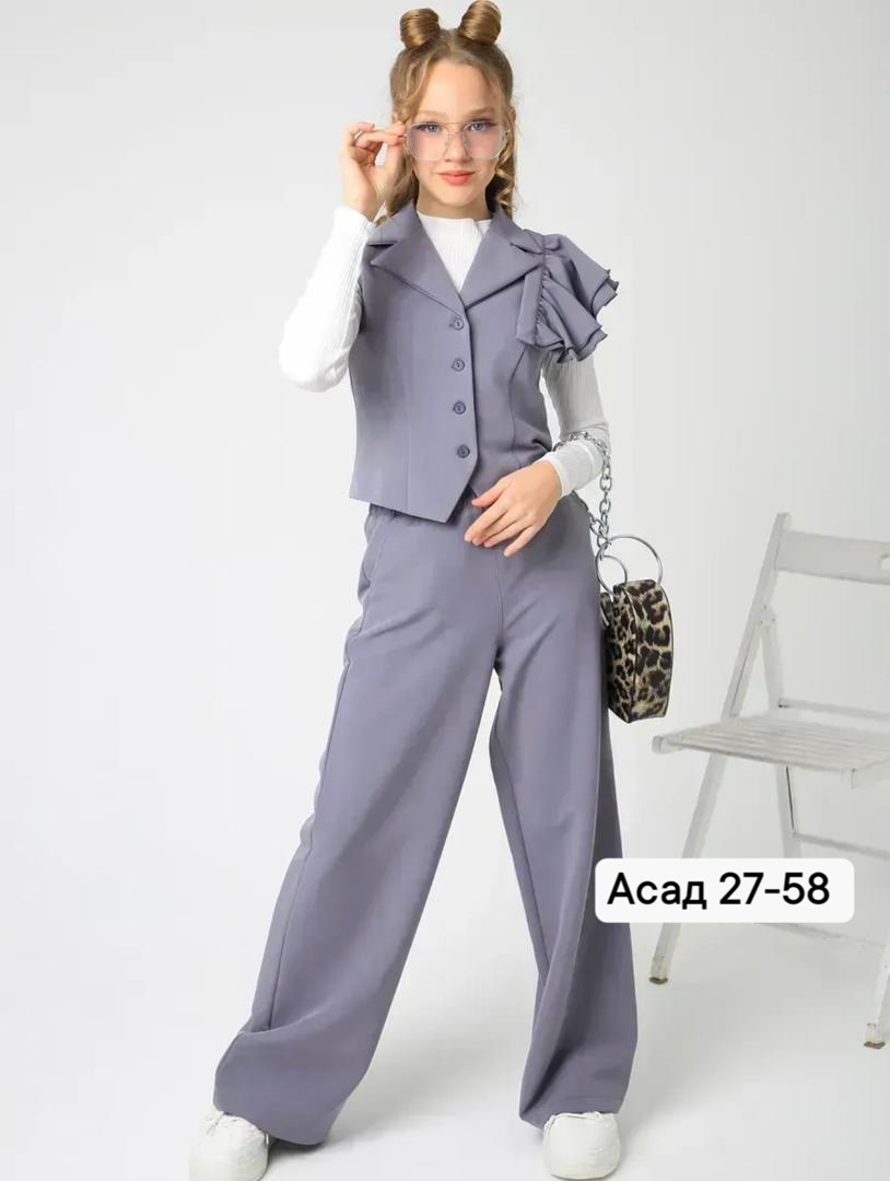 костюм школьный брючный с жилетом jutetti,брючный школьный костюм с жилеткой и воланом lemada brand,костюм брючный школьный,костюм двойка классический брючный с жилетом,брючный костюм с жилетом