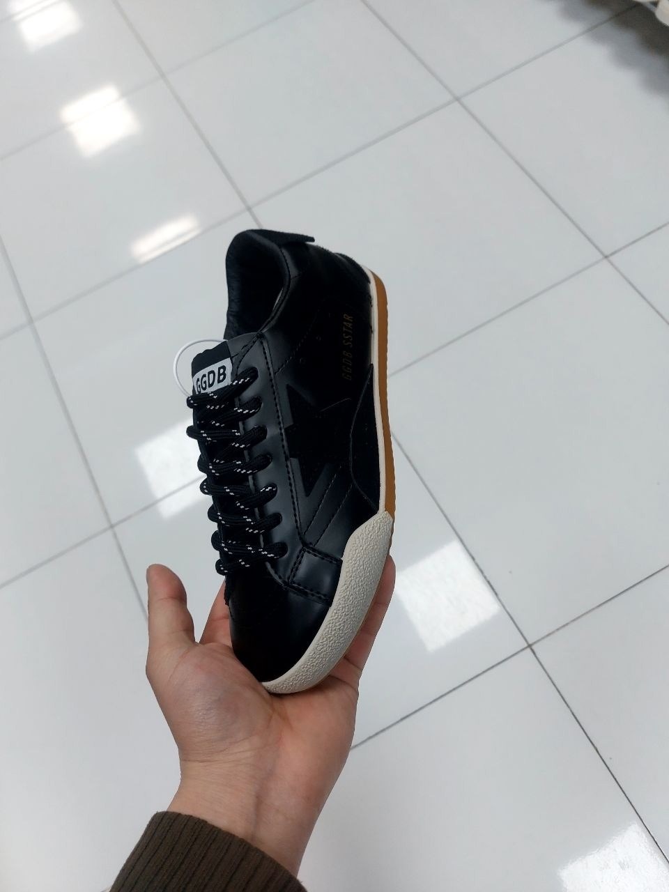 кроссовки golden goose,кроссовки ball star черного и белого цвета golden goose,,кеды golden goose,golden goose чёрные кроссовки