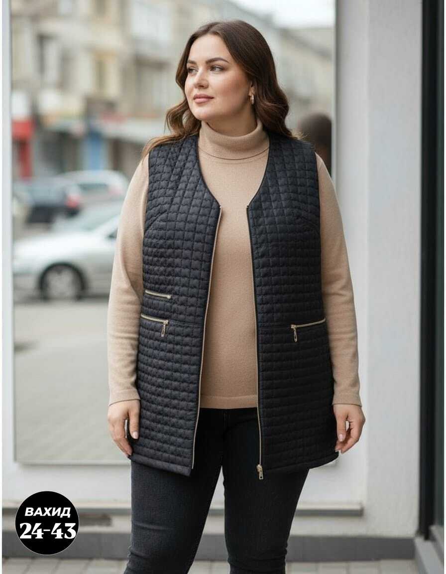 жилет на синтепоне,жилетка женская,стеганый жилет для полных женщин,жилет женский,одежда жилет