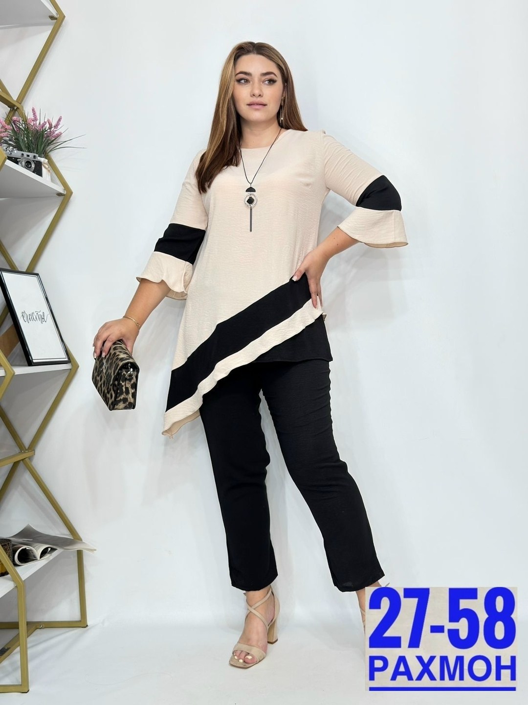 костюм брючный с туникой,женские костюмы больших размеров,брючный костюм больших размеров,нарядный брючный костюм,кофта женская