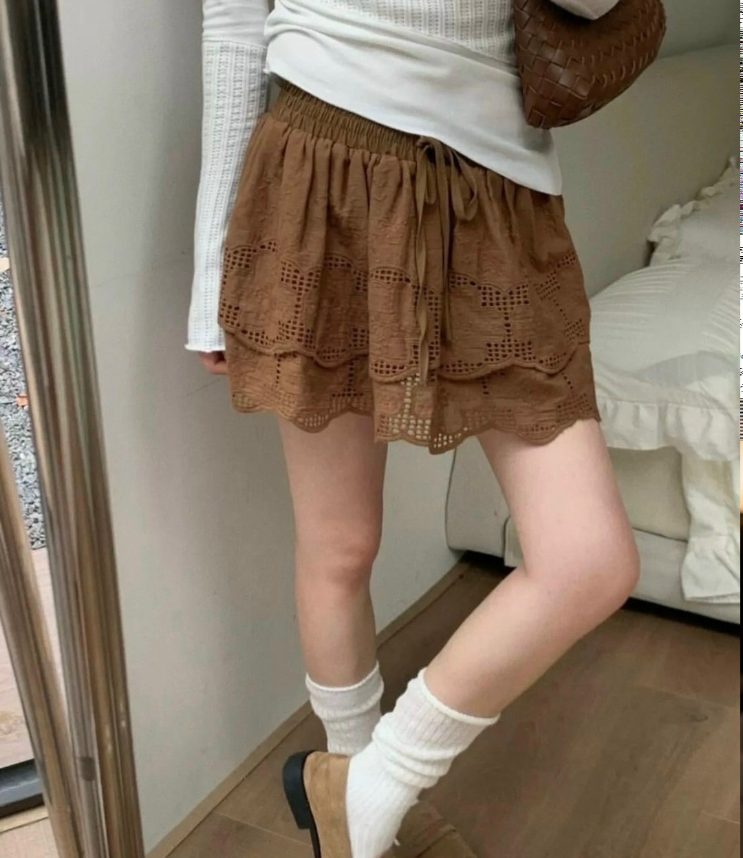 летние шорты с кружевами,юбка с оборками,белая юбка,юбка,юбка для девочек