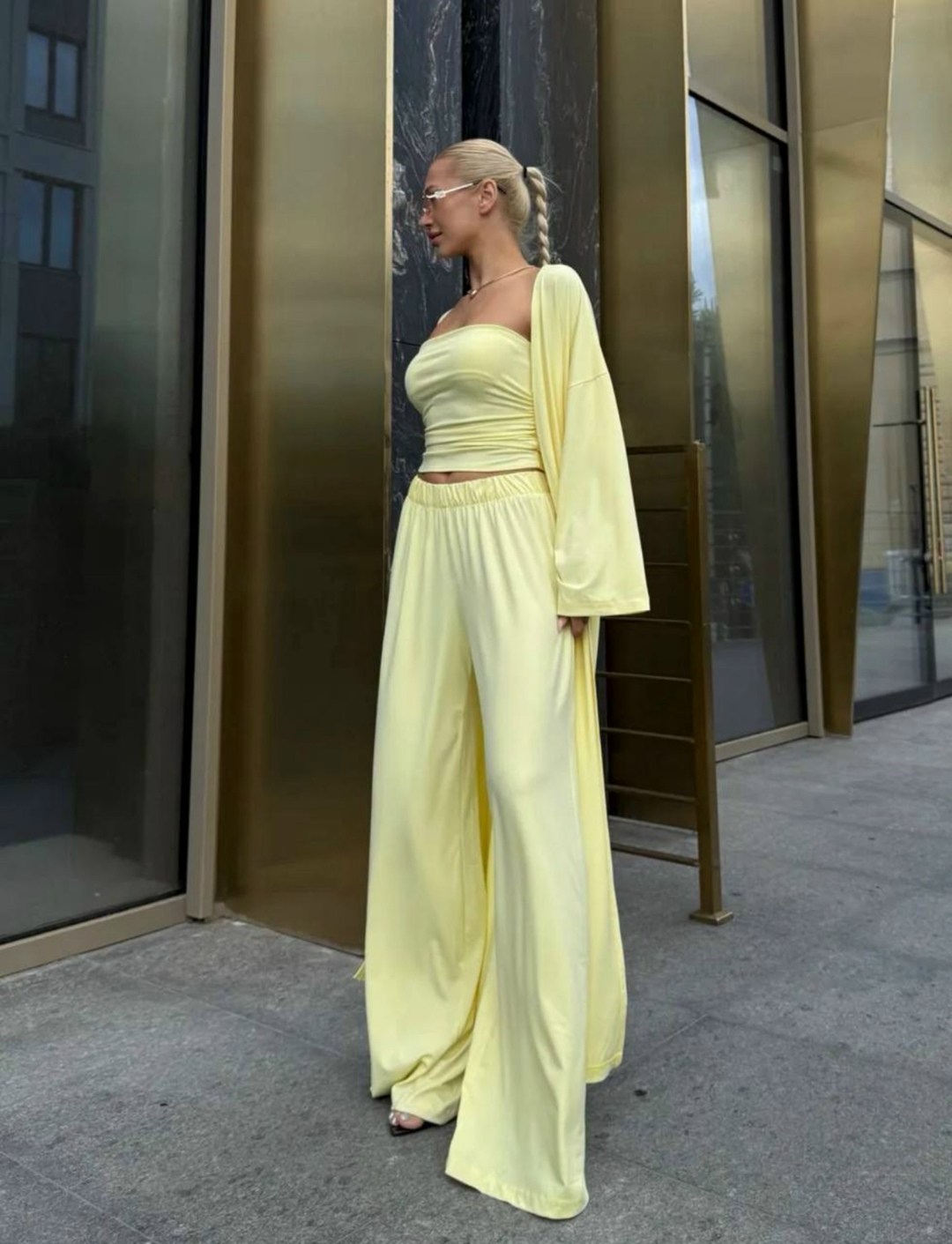 женские костюмы,стильные костюмы,,костюм с брюками палаццо,костюм с брюками