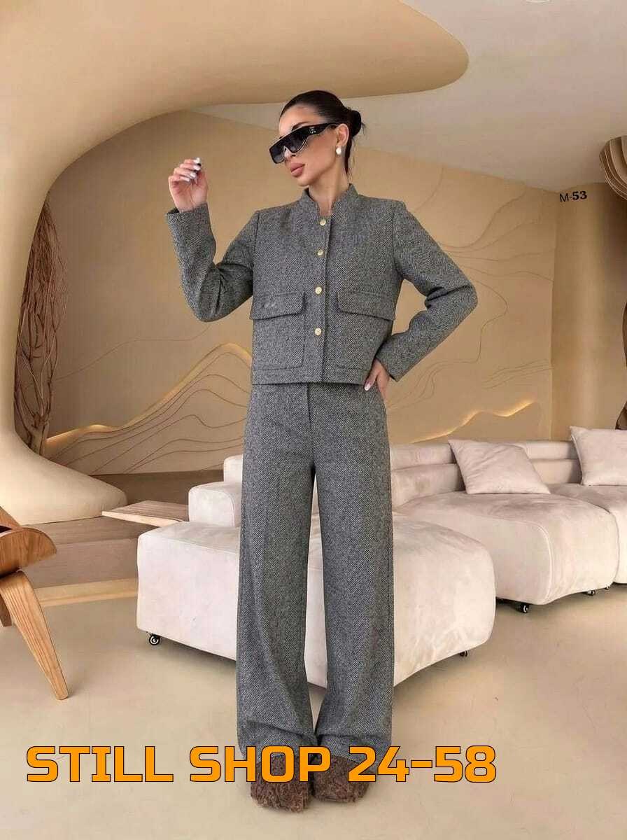 женский костюм ткань кашемир,вязаный костюм с брюками теплый оверсайз gh fashion,женский костюм,твидовый костюм,костюм кашемировый женский