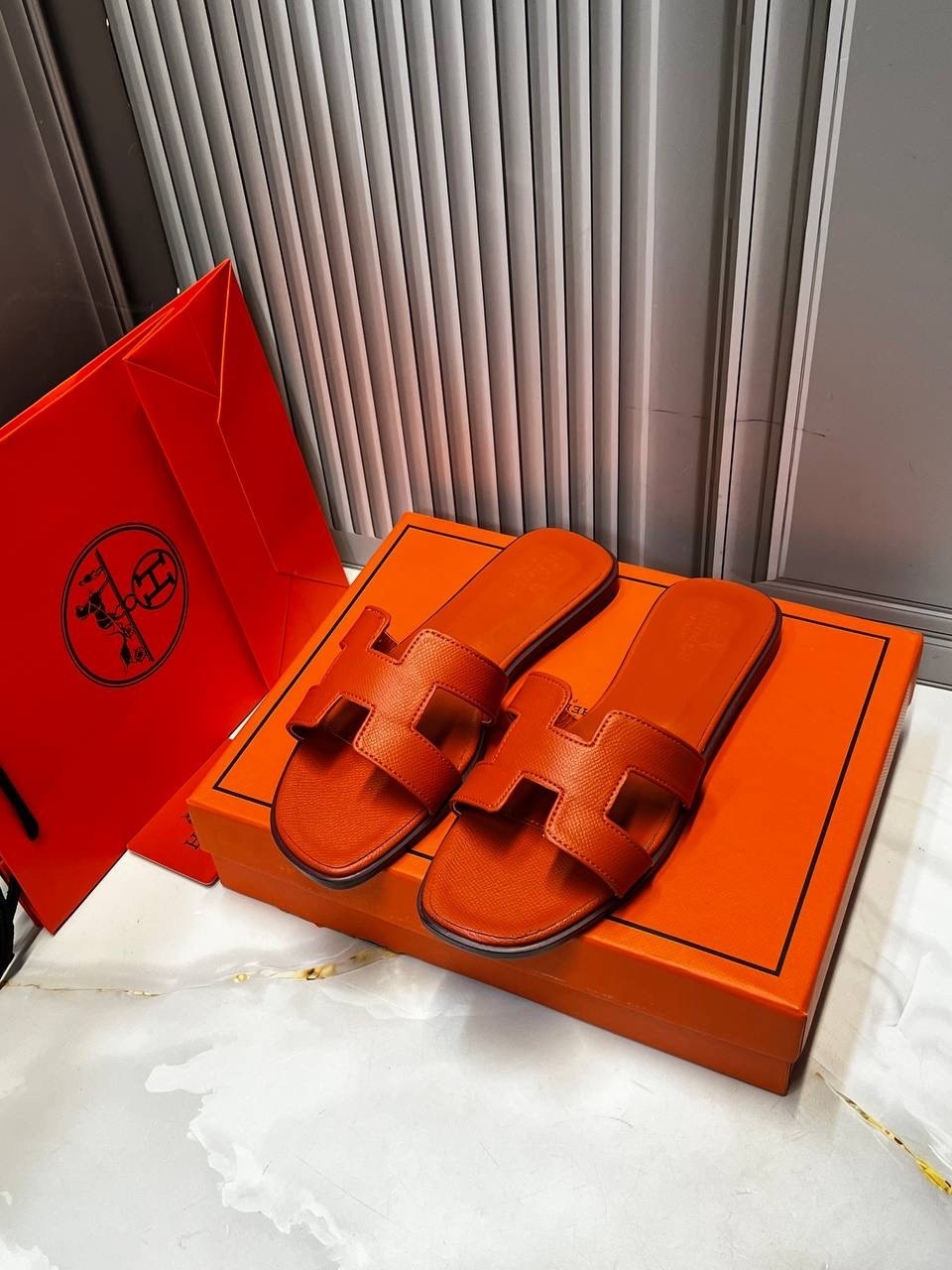 шлепки эрмес,,шлепки эрмес оран,шлепки хермес оран,шлепанцы женские