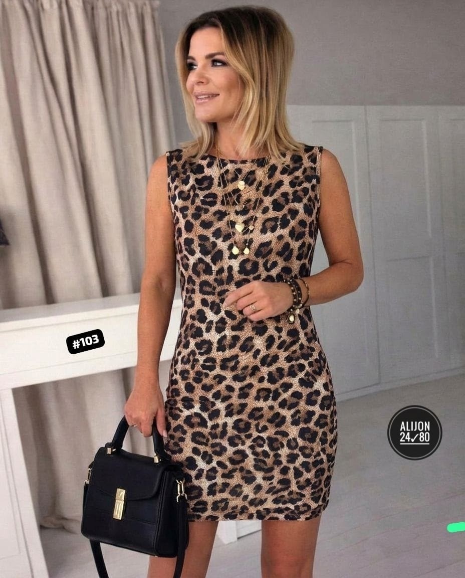 платье с леопардовым принтом,платье мини с леопардовым принтом,платье леопардовое,платье леопардовое женское,женское летнее облегающее платье с леопардовым принтом