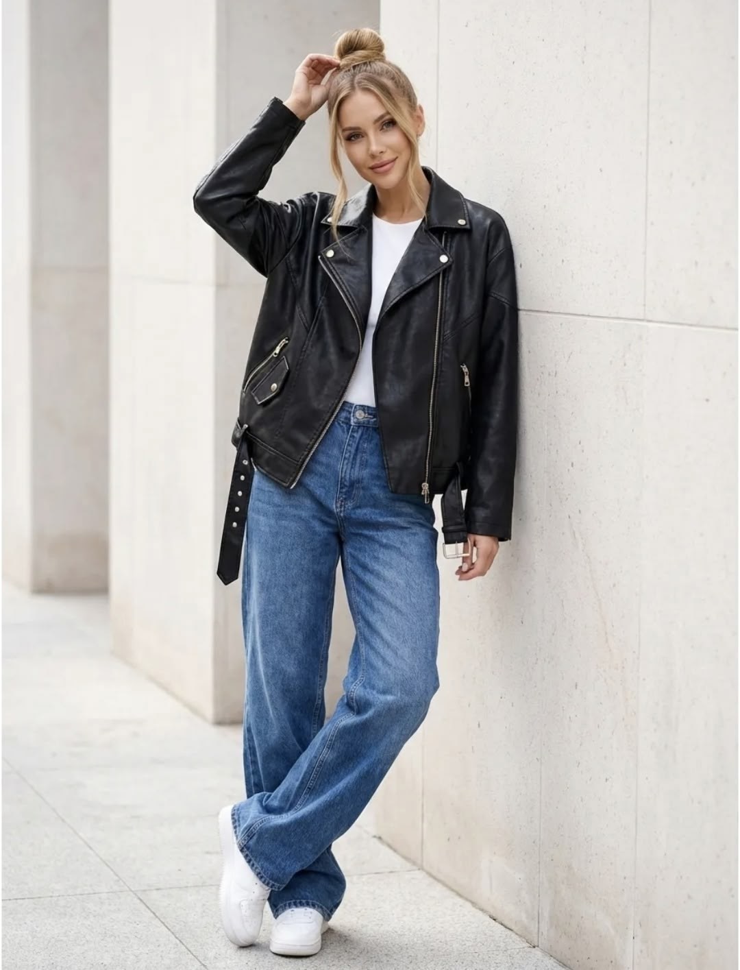 куртка кожаная косуха oversize,кожаная куртка женская косуха оверсайз,кожаная косуха оверсайз,косуха женская куртка кожаная oversize,куртка косуха h&f b женская оверсайз арт: 28918766