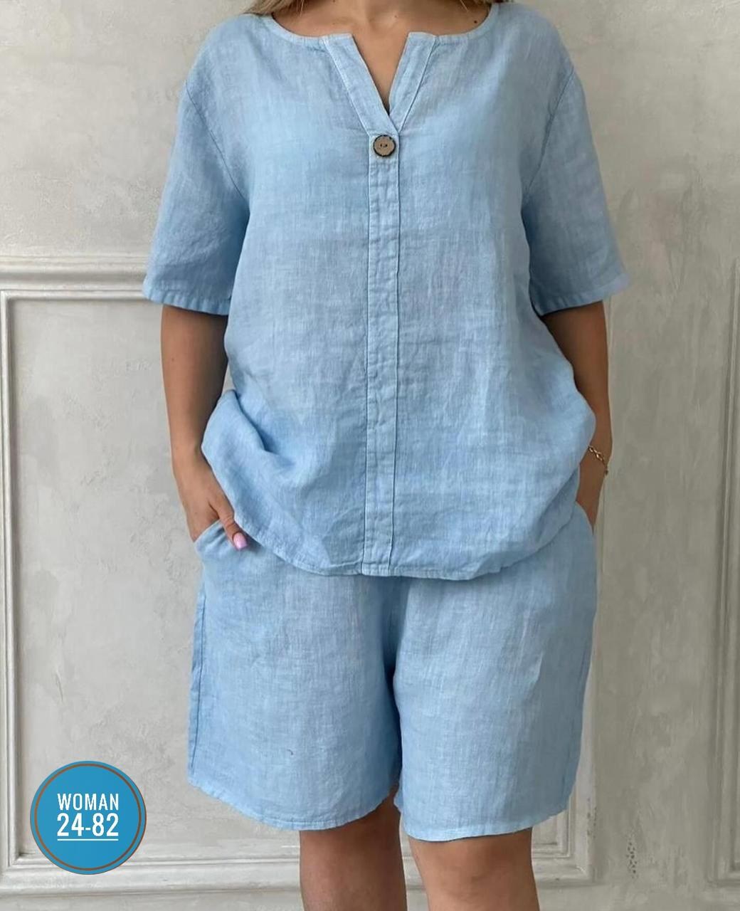 летние костюмы женские,костюм льняной,костюм двойка женская,льняной костюм с шортами,женские костюмы