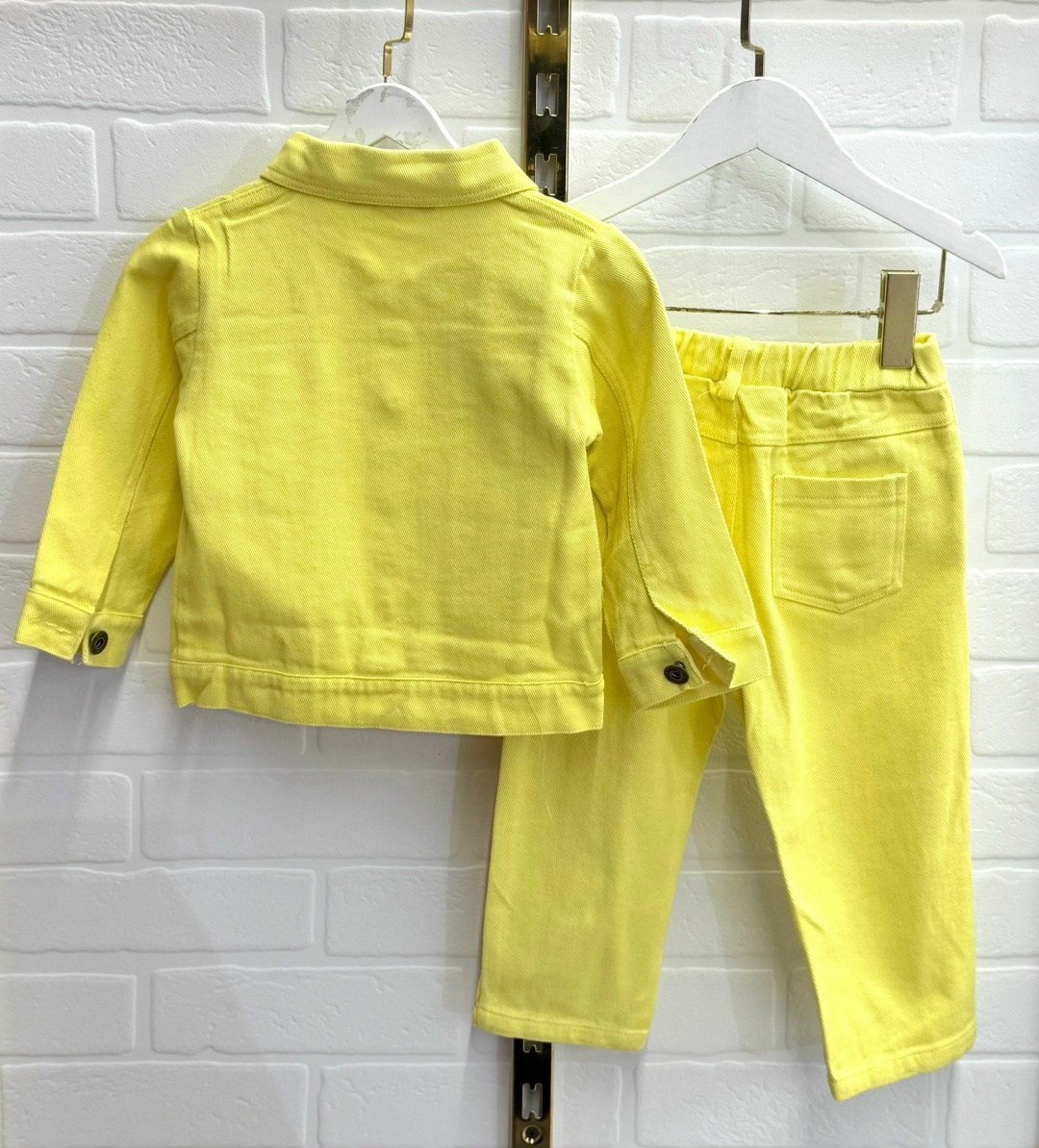 комплект одежды для мальчика,комплект одежды,желтая куртка,куртка детский,жакет для девочки minaku casual collection kids цвет лимонный рост 110 см