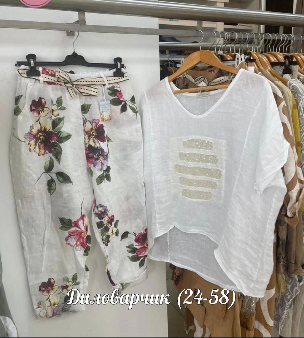 ,костюм повседневный,костюм женский,костюм с брючками,костюм женский лен