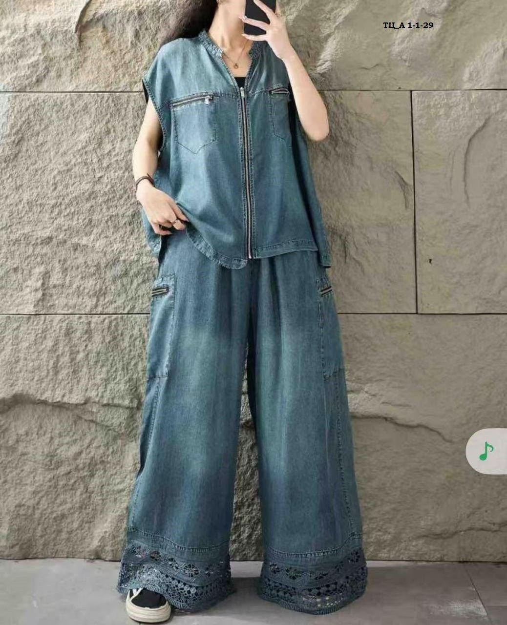 женский джинсовый костюм из 2 предметов,джинсовый костюм,джинсовый костюм женский,женские джинсовые костюмы max lulu,женский джинсовый костюм из двух предметов