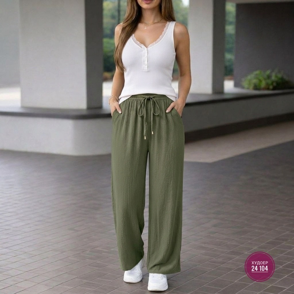 брюки палаццо широкие в рубчик летние dh fashion,брюки палаццо,брюки палаццо женские лапша,элегантные брюки,брюки лапша широкие женские
