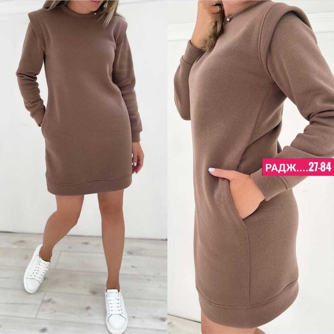 женское платье ткань флис,платье-худи женское теплое на флисе,туника женская,туника из флис,платье женское