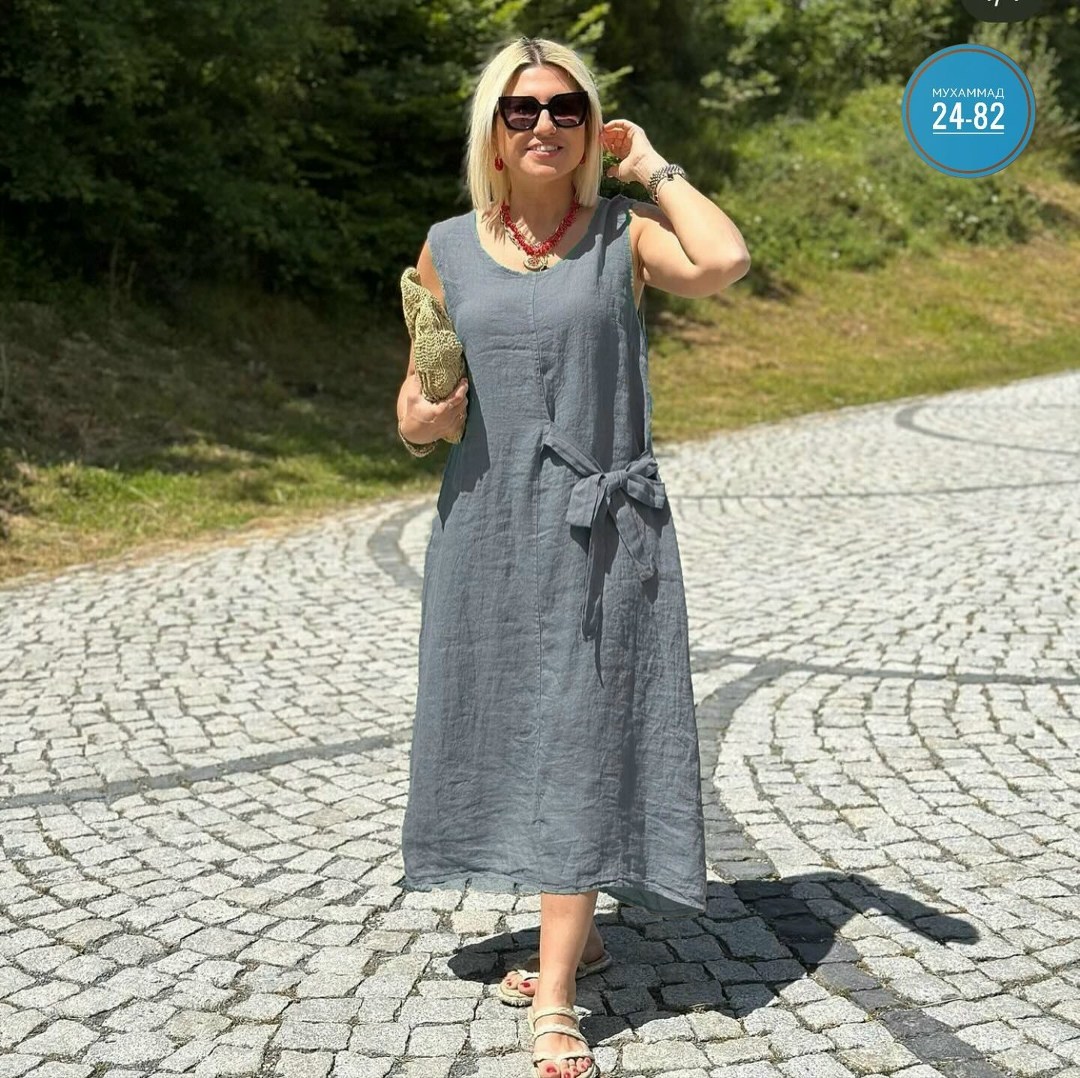 платье летнее бохо,льняное платье летнее,платье простое,платье женской,платье из льна