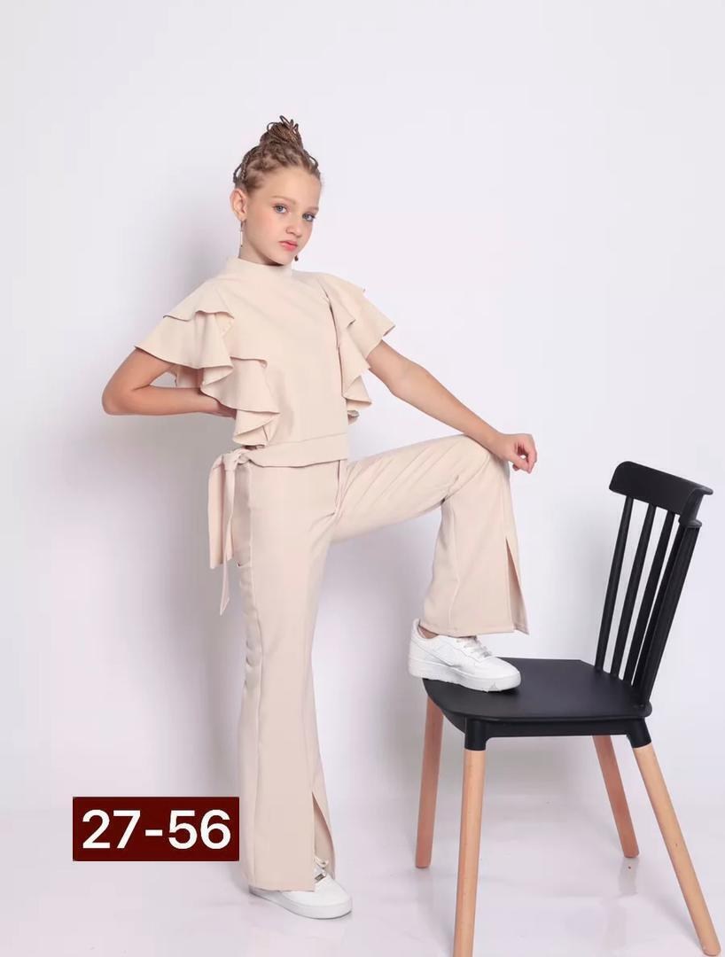 костюм нарядный с брюками для девочки апельсинчики,брючный костюм для девочек,костюм нарядный брючный классический двойка апельсинчики,нарядный костюм для девочки,костюм брючный для девочки 128-134